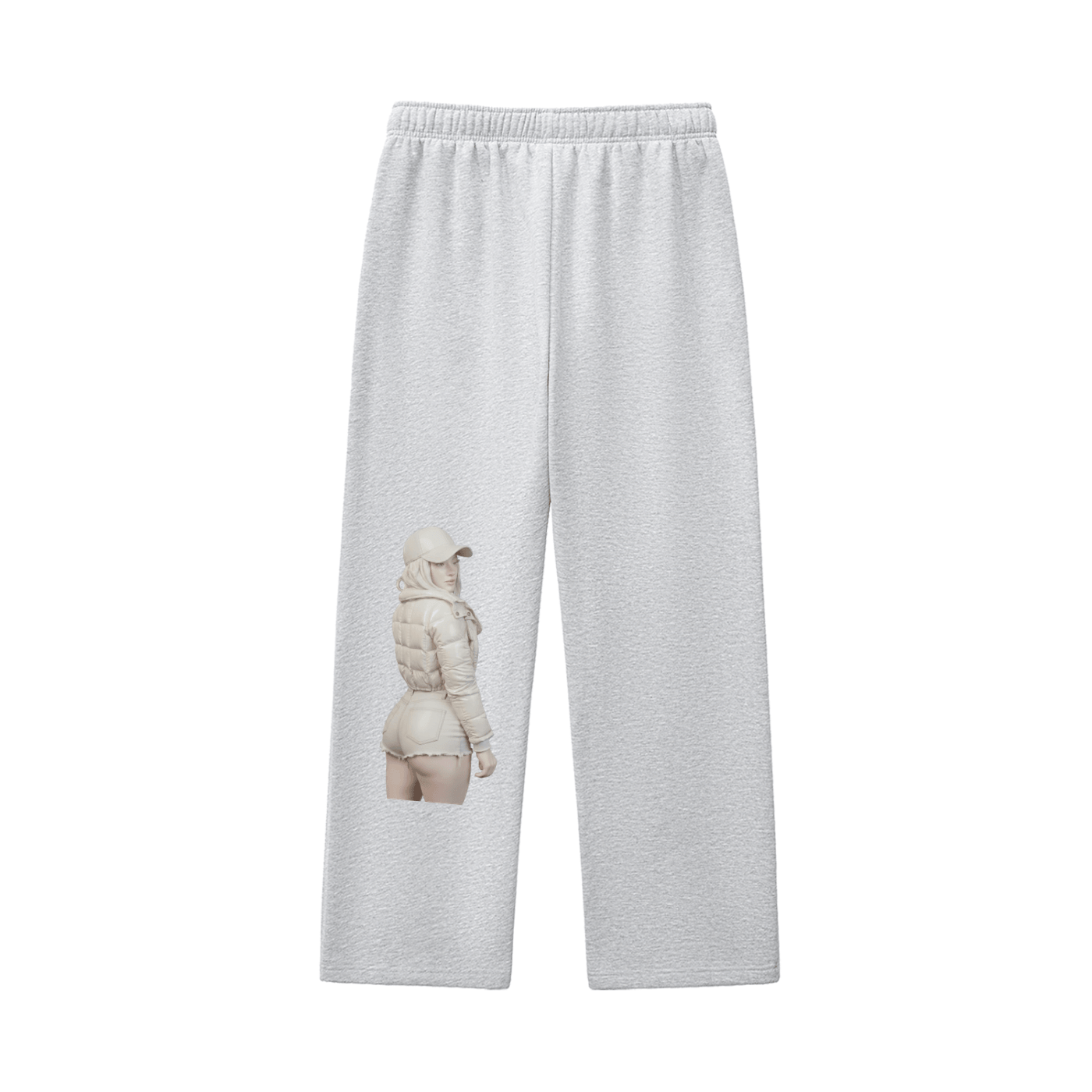Coldstone: Contrast-Stitched Fleece Sweatpants - Finna Street Wear bay area streetwear