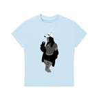 Homegirl: Essential Bodycon Crewneck T-Shirt - Finna Street Wear bay area streetwear