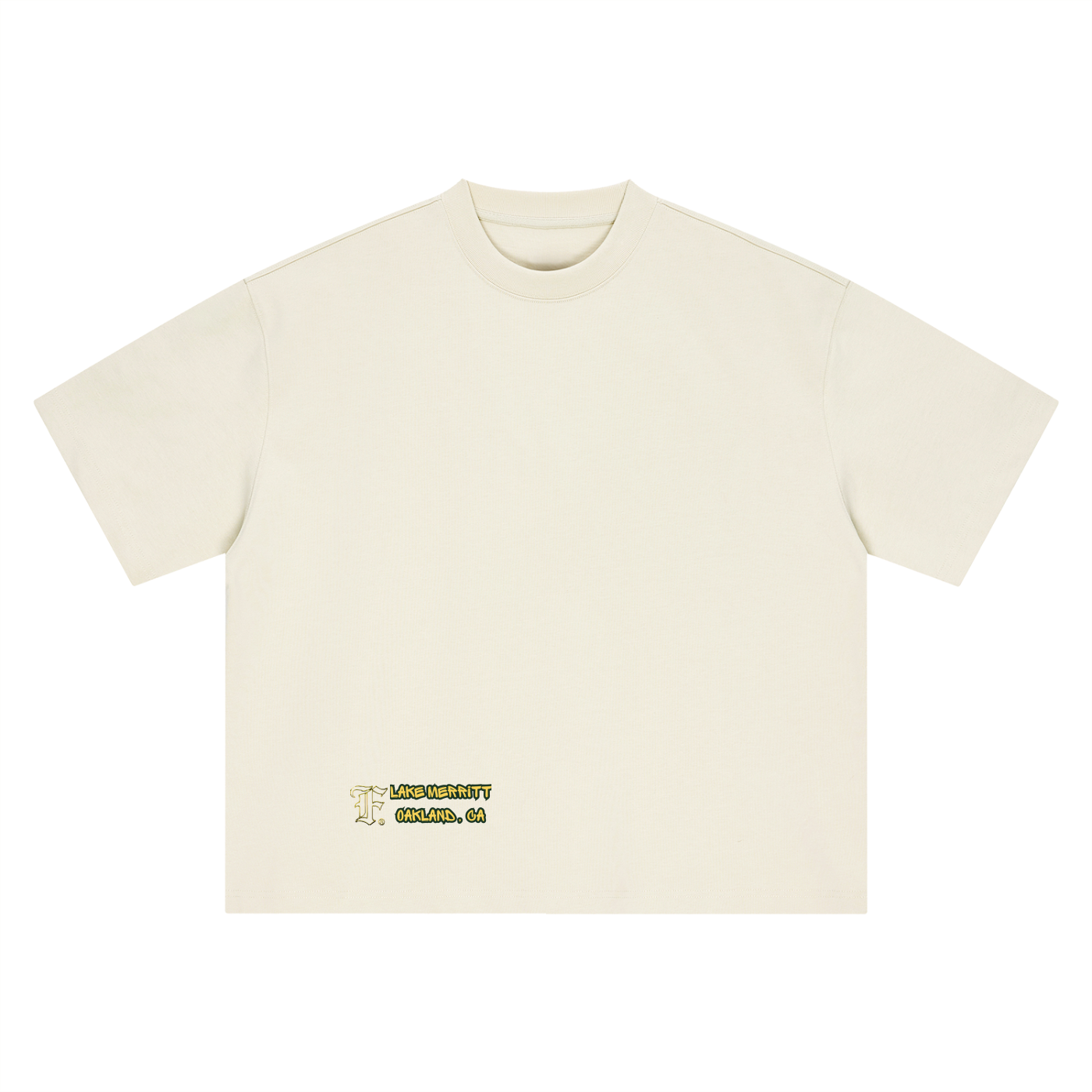 Oaklake: Boxy Oversized T-Shirt - Finna Street Wear bay area streetwear