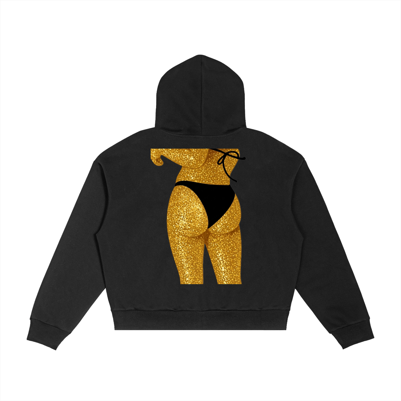 Goldenhind: Contrast Plaid Boxy Zip Hoodie - Finna Street Wear bay area streetwear