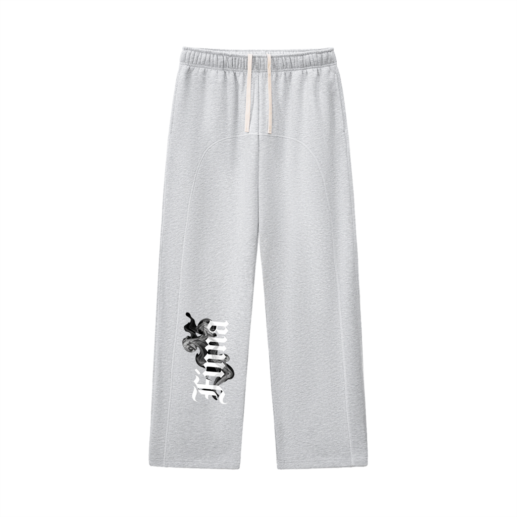 Coldstone: Contrast-Stitched Fleece Sweatpants - Finna Street Wear bay area streetwear