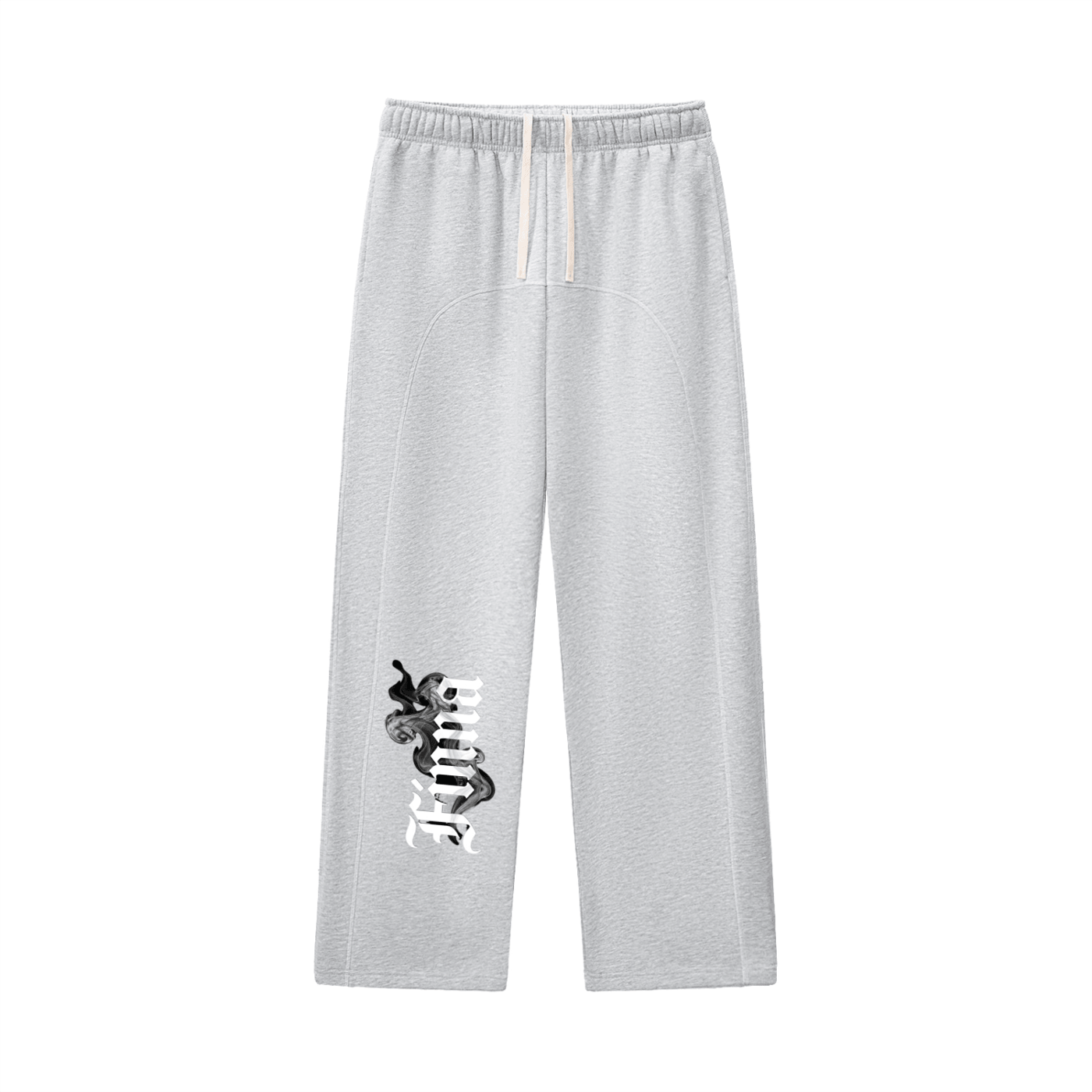 Coldstone: Contrast-Stitched Fleece Sweatpants - Finna Street Wear bay area streetwear