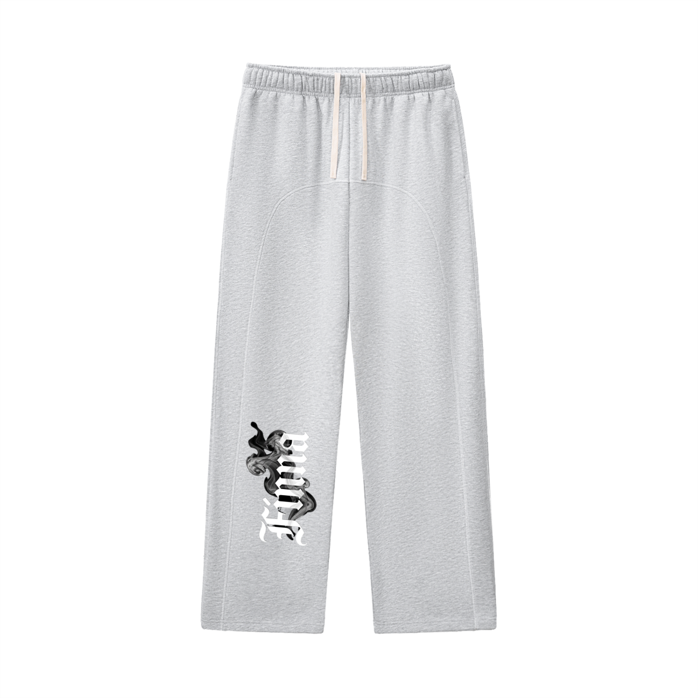 Coldstone: Contrast-Stitched Fleece Sweatpants - Finna Street Wear bay area streetwear