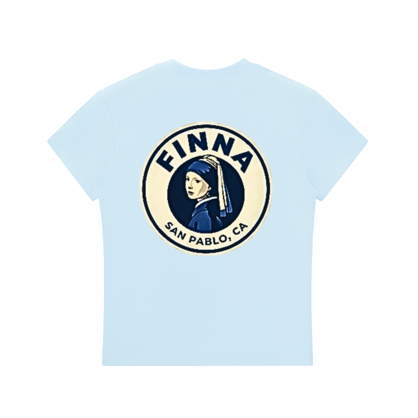Homegirl: Essential Bodycon Crewneck T-Shirt - Finna Street Wear bay area streetwear