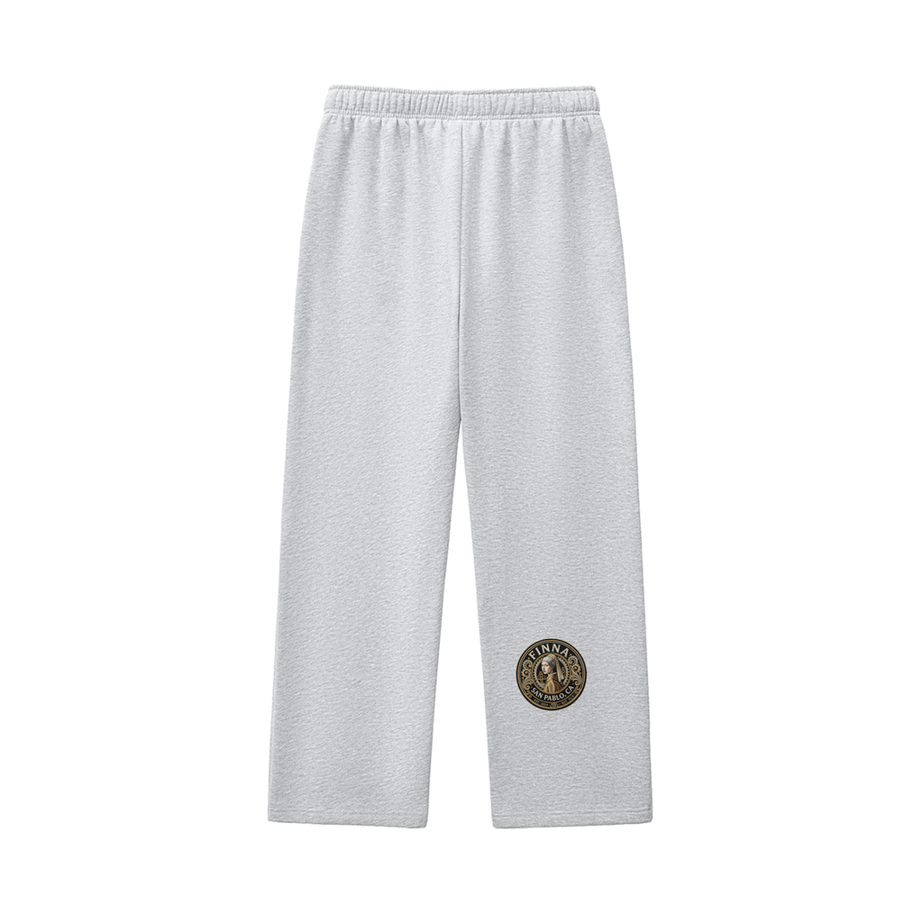 Goldpen: Contrast-Stitched Fleece Sweatpants