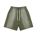 Bunny: Sun Fade Distressed Shorts - Finna Street Wear bay area streetwear