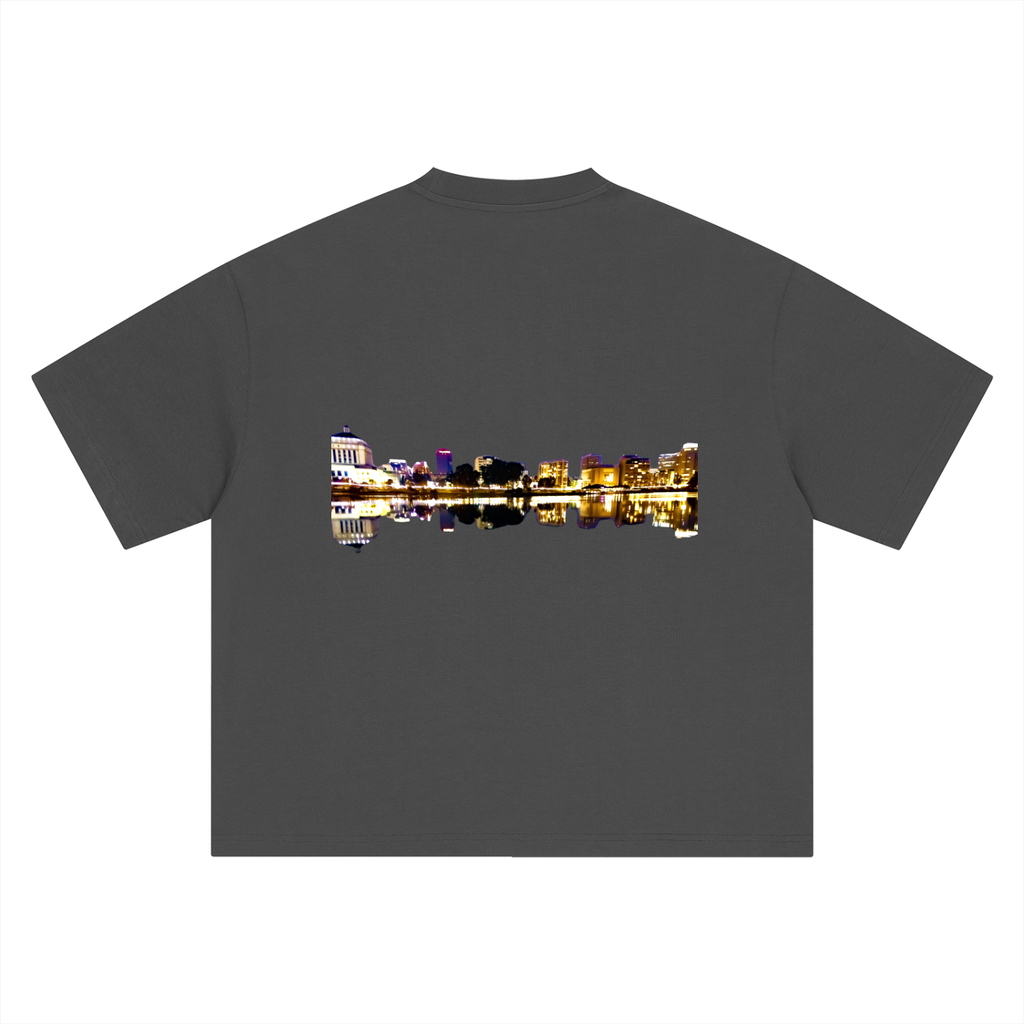 Oaklake: Boxy Oversized T-Shirt - Finna Street Wear bay area streetwear