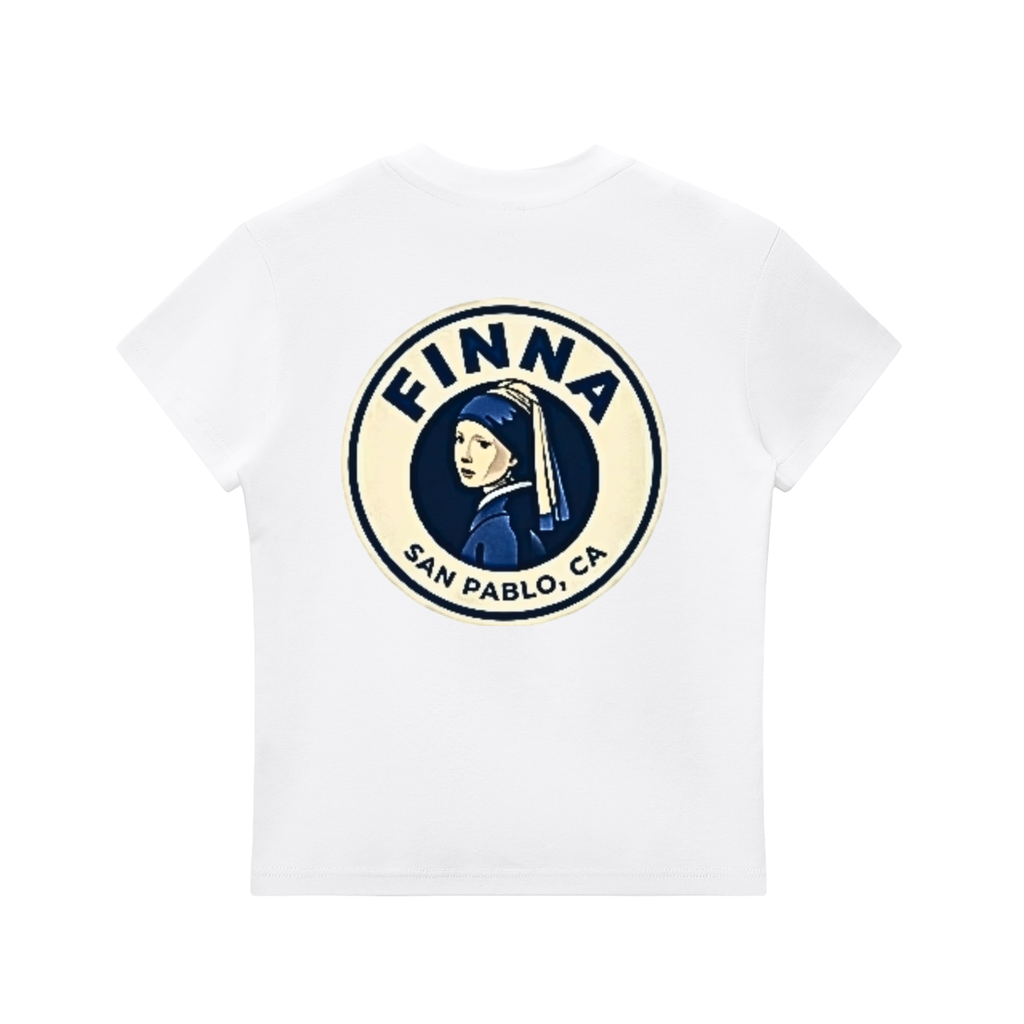 Homegirl: Essential Bodycon Crewneck T-Shirt - Finna Street Wear bay area streetwear