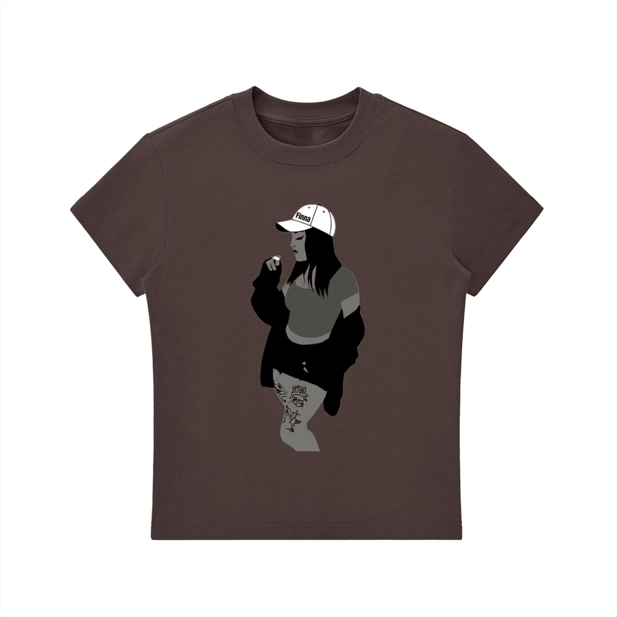 Homegirl: Essential Bodycon Crewneck T-Shirt