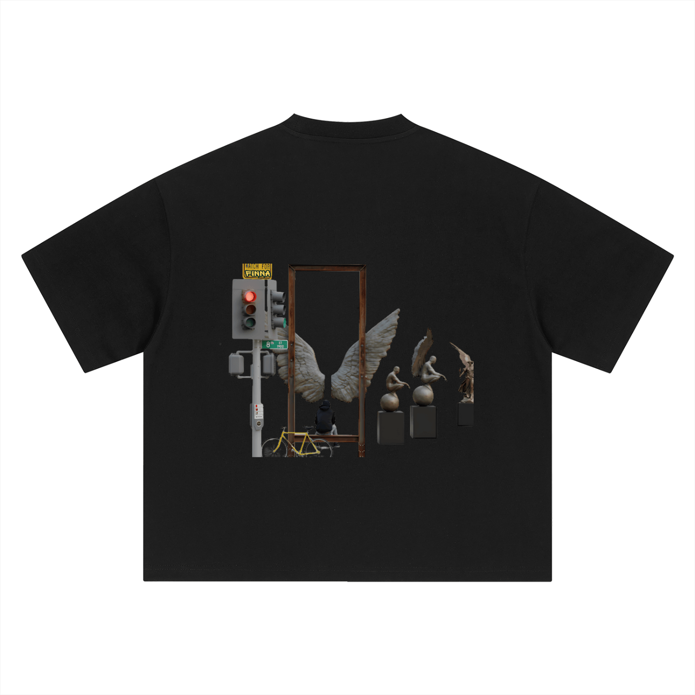 Downsac: Boxy Oversized T-Shirt - Finna Street Wear bay area streetwear