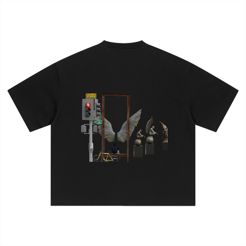 Downsac: Boxy Oversized T-Shirt - Finna Street Wear bay area streetwear