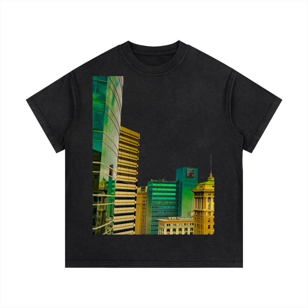 Oakline: Vintage Wash Cotton T-Shirt - Finna Street Wear bay area streetwear