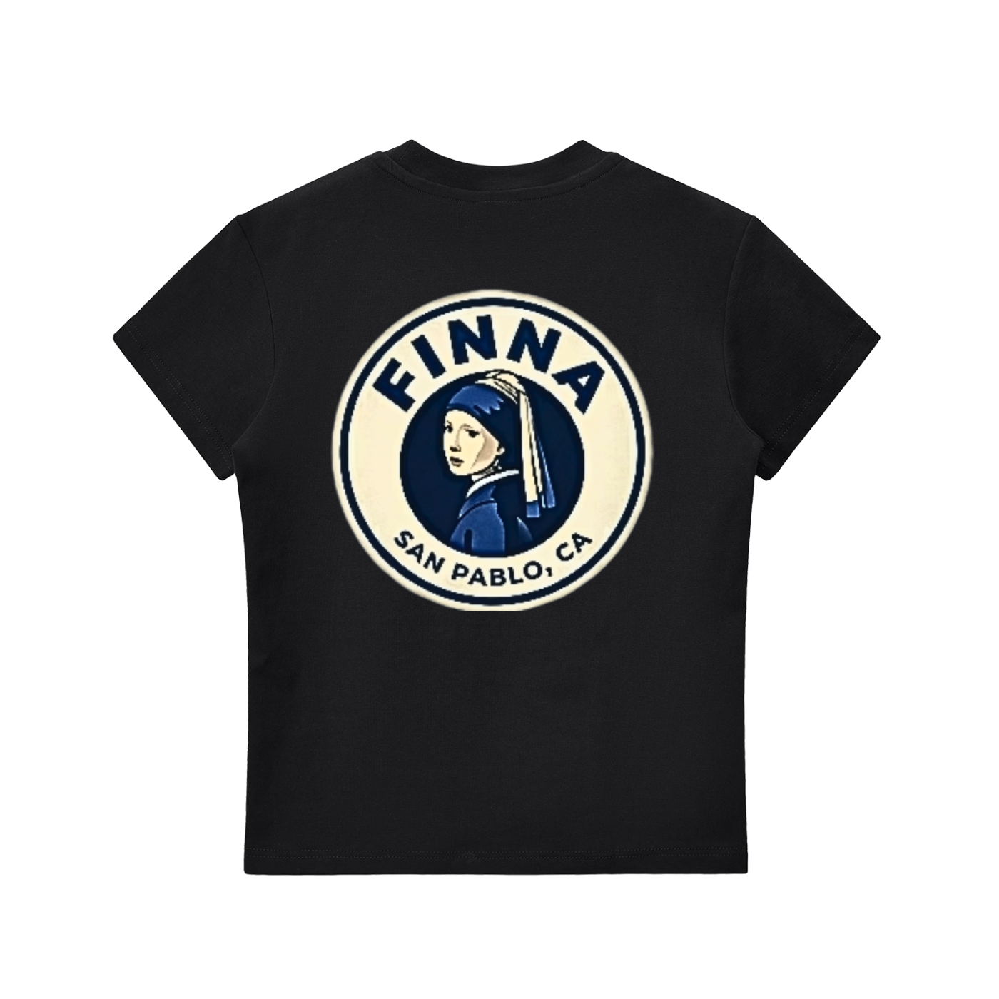 Homegirl: Essential Bodycon Crewneck T-Shirt - Finna Street Wear bay area streetwear