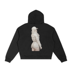 Coldstone: Contrast Plaid Boxy Zip Hoodie - Finna Street Wear bay area streetwear