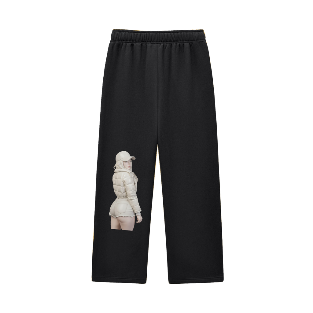 Coldstone: Contrast-Stitched Fleece Sweatpants - Finna Street Wear bay area streetwear