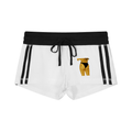 Golden Hind: Women's Contrast Stripe Track Shorts - Finna Street Wear bay area streetwear