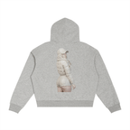 Coldstone: Contrast Plaid Boxy Zip Hoodie - Finna Street Wear bay area streetwear