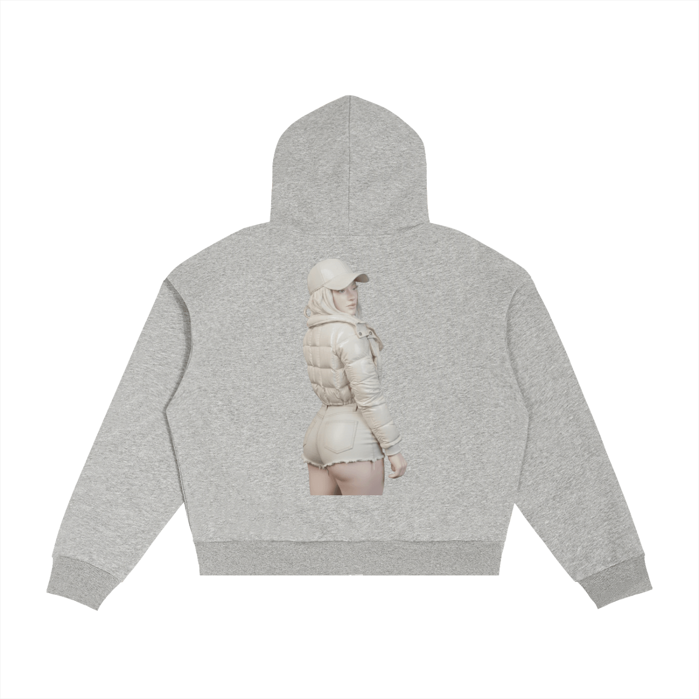 Coldstone: Contrast Plaid Boxy Zip Hoodie - Finna Street Wear bay area streetwear