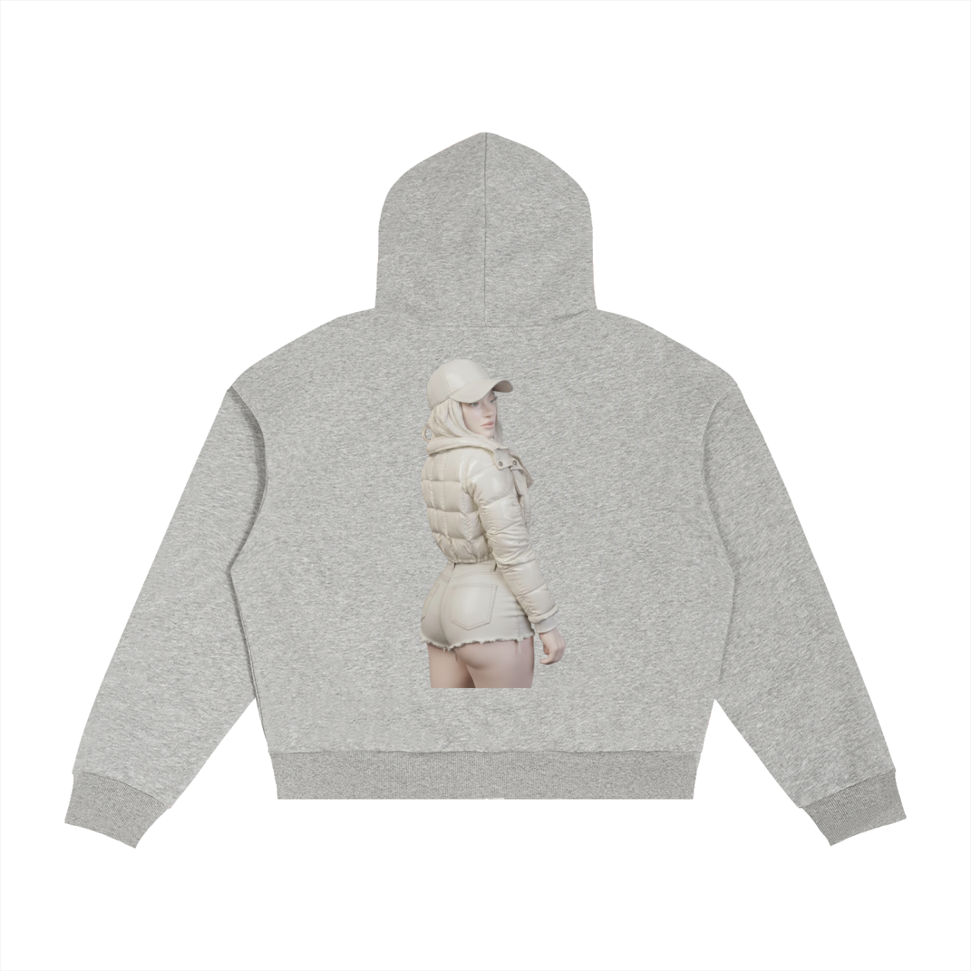 Coldstone: Contrast Plaid Boxy Zip Hoodie - Finna Street Wear bay area streetwear