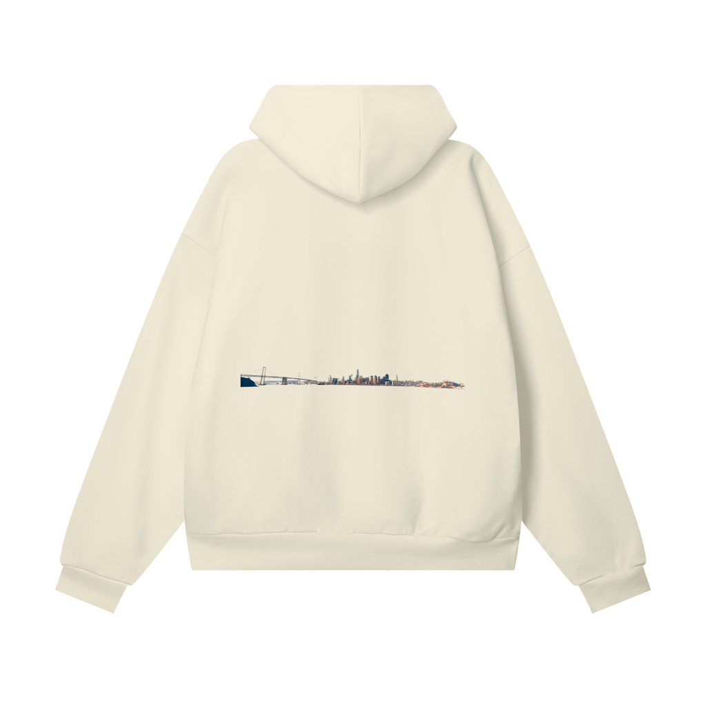 Fromtreasure: Heavyweight Hidden Pocket Fleece Hoodie - Finna Street Wear bay area streetwear