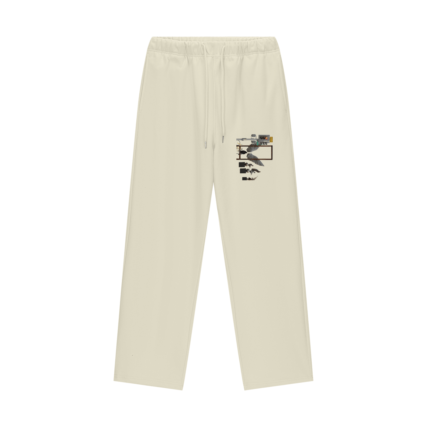 Downsac: Heavyweight Fleece Straight Leg Pants - Finna Street Wear bay area streetwear