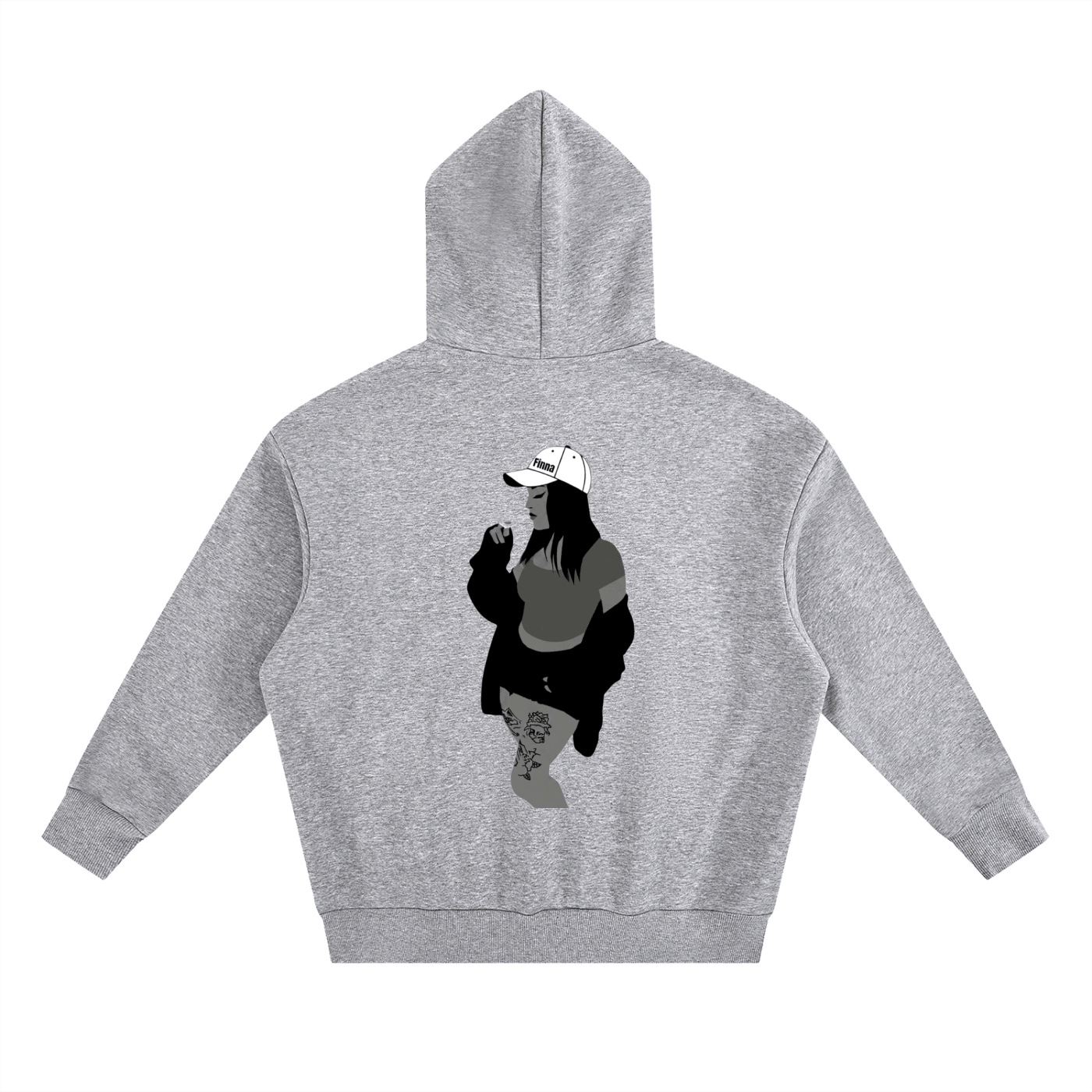 Homegirl: Essential Heavyweight Boxy Fleece Hoodie - Finna Street Wear bay area streetwear