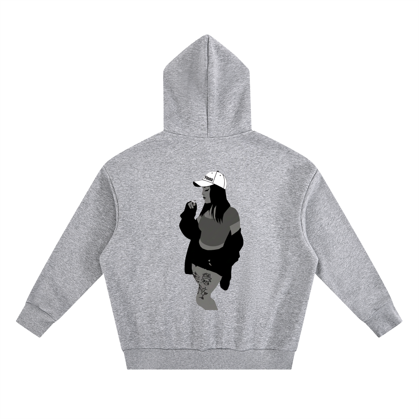 Homegirl: Essential Heavyweight Boxy Fleece Hoodie - Finna Street Wear bay area streetwear