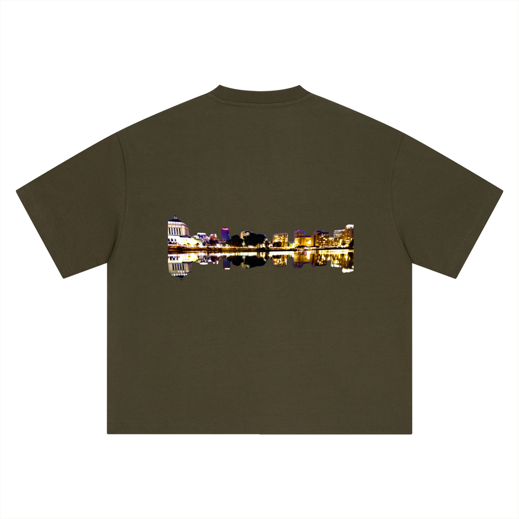 Oaklake: Boxy Oversized T-Shirt - Finna Street Wear bay area streetwear