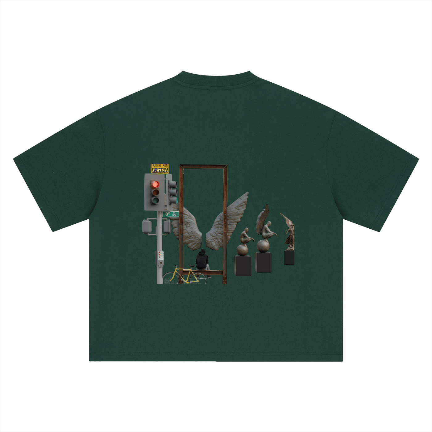 Downsac: Boxy Oversized T-Shirt - Finna Street Wear bay area streetwear