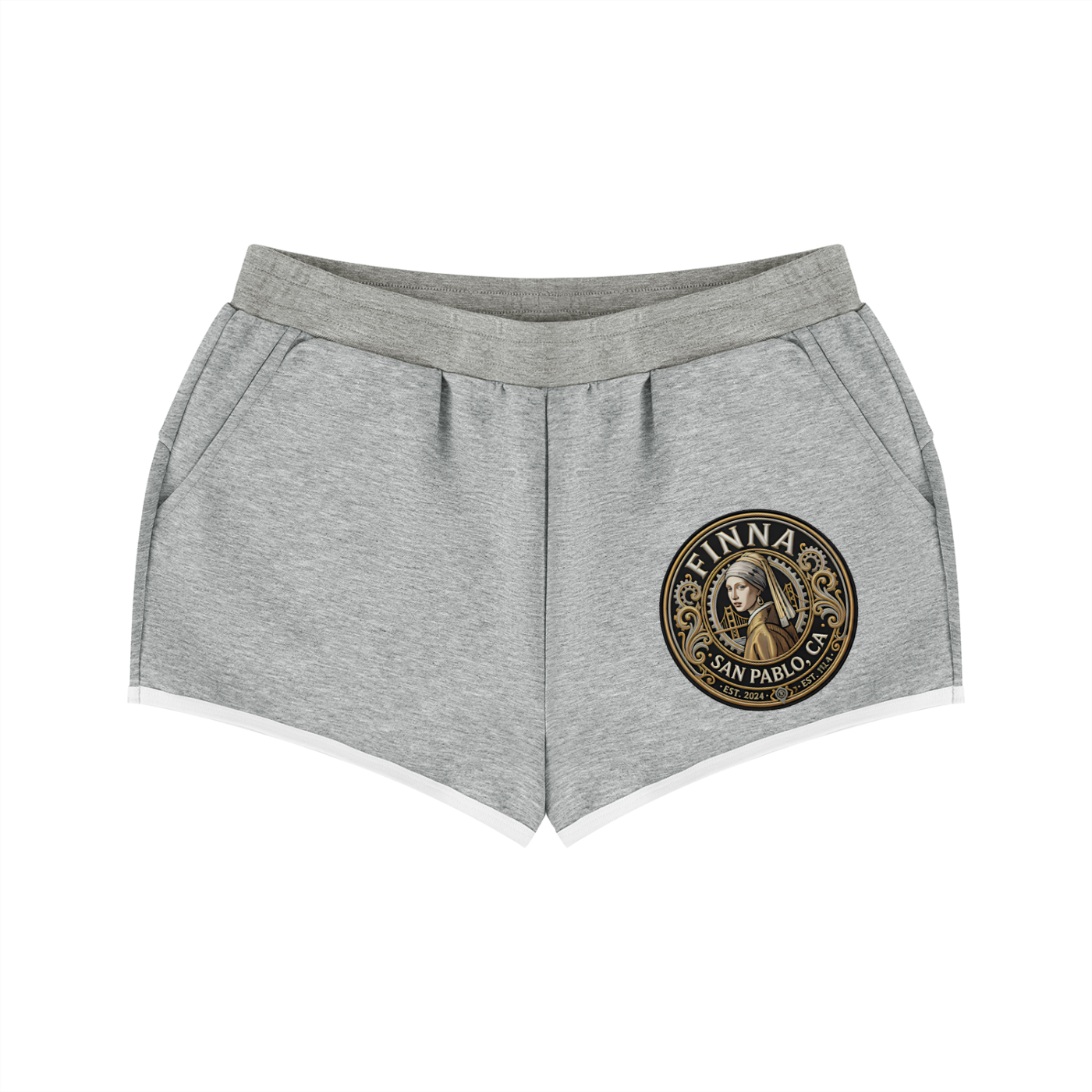 Goldpen: Women's Retro Contrast Binding Shorts