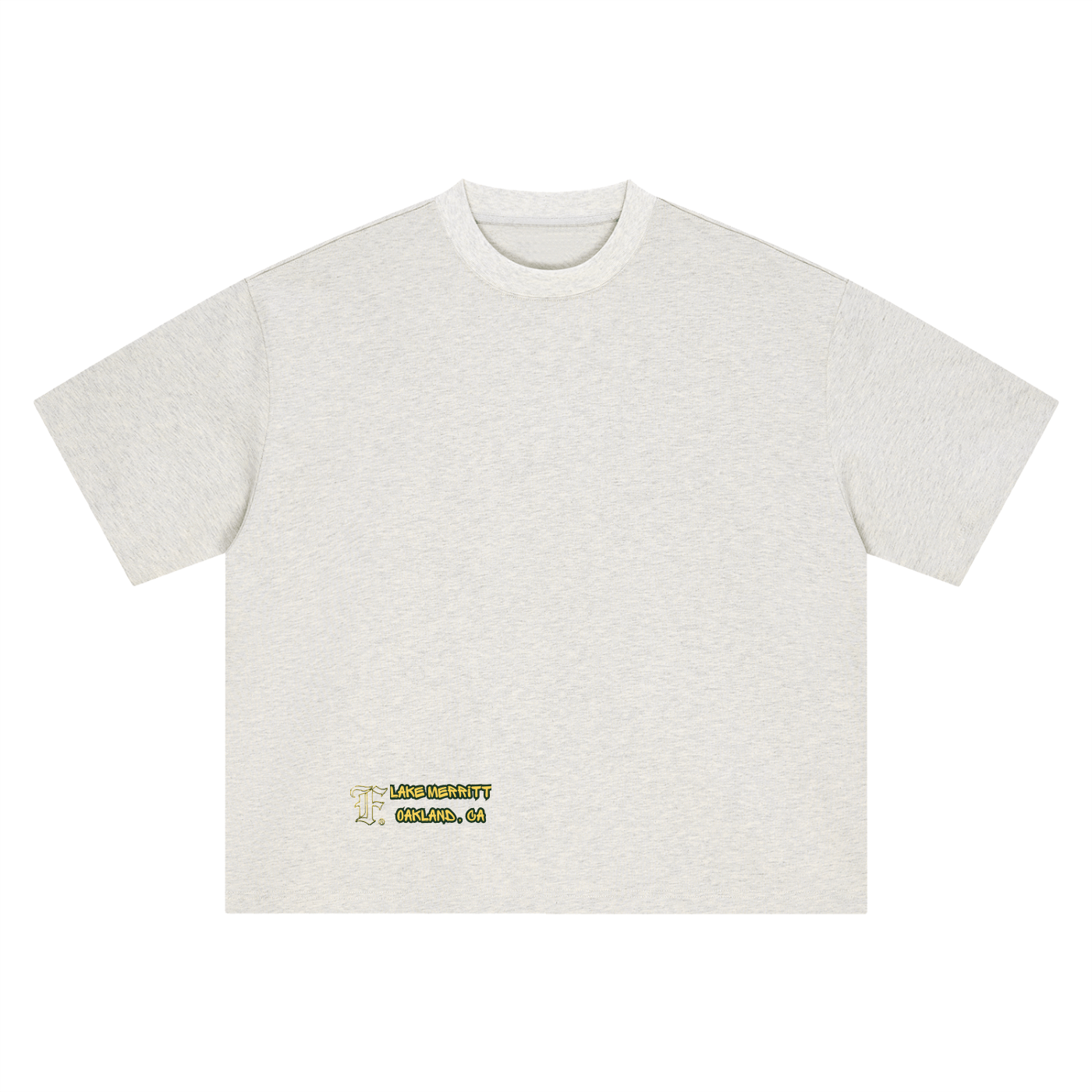 Oaklake: Boxy Oversized T-Shirt - Finna Street Wear bay area streetwear