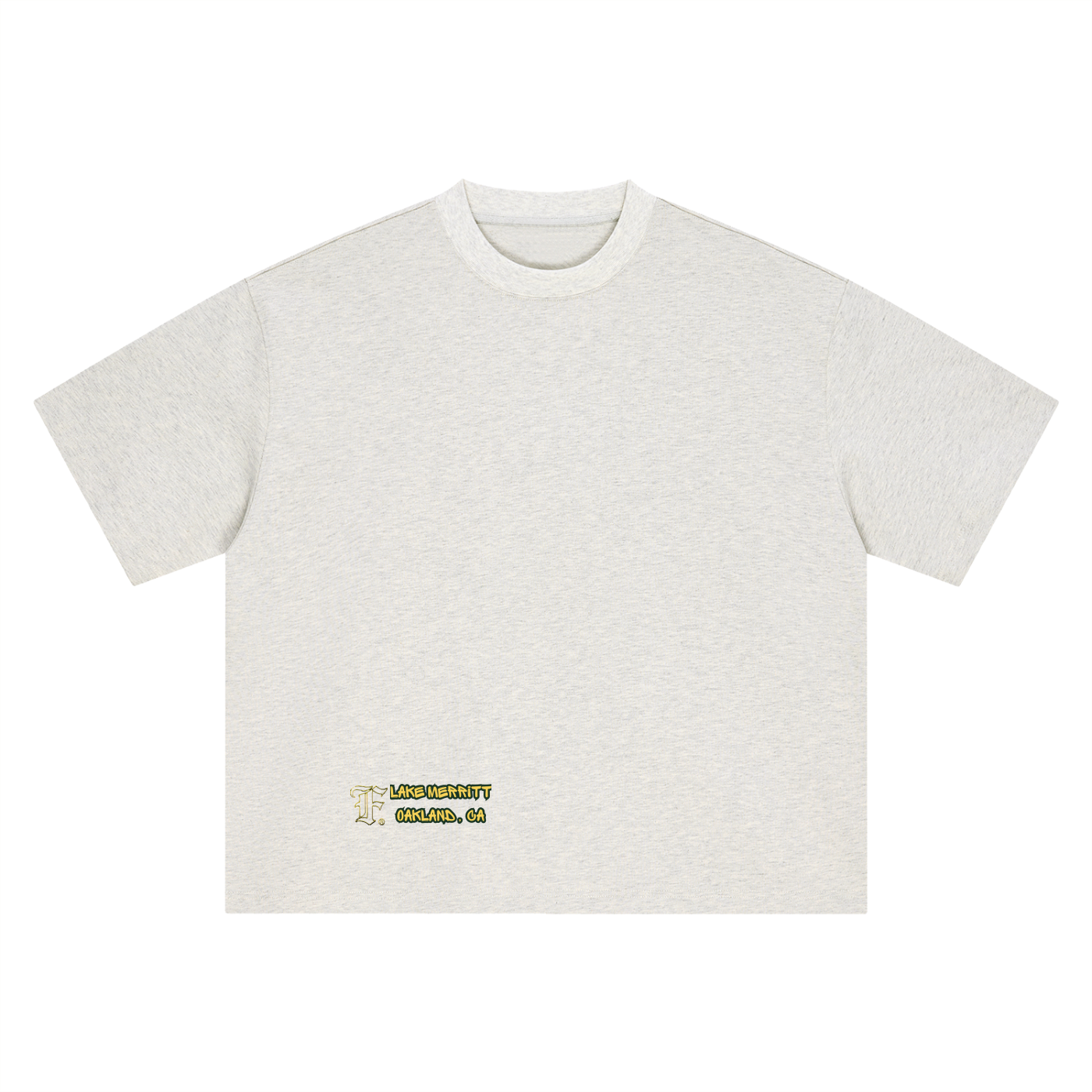 Oaklake: Boxy Oversized T-Shirt - Finna Street Wear bay area streetwear
