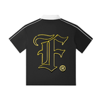 Oakline: Contrast Collar Short-Sleeve Polo Shirt - Finna Street Wear bay area streetwear