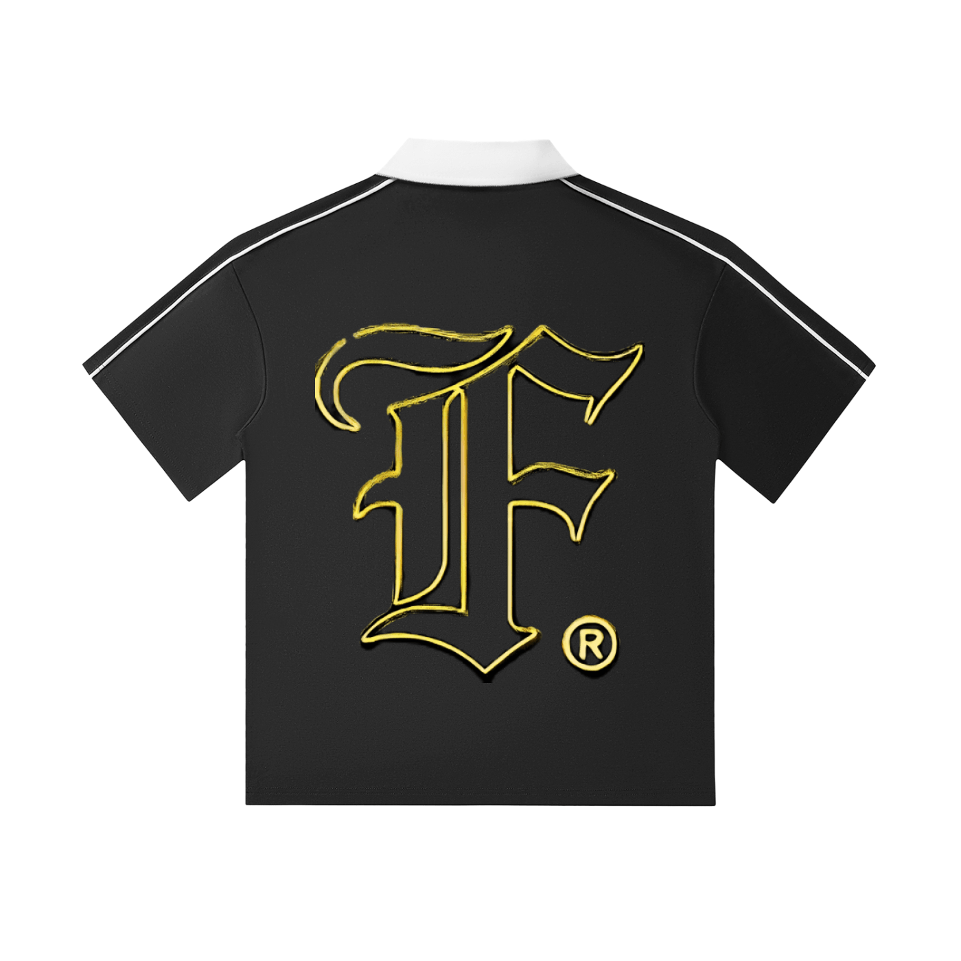 Oakline: Contrast Collar Short-Sleeve Polo Shirt - Finna Street Wear bay area streetwear