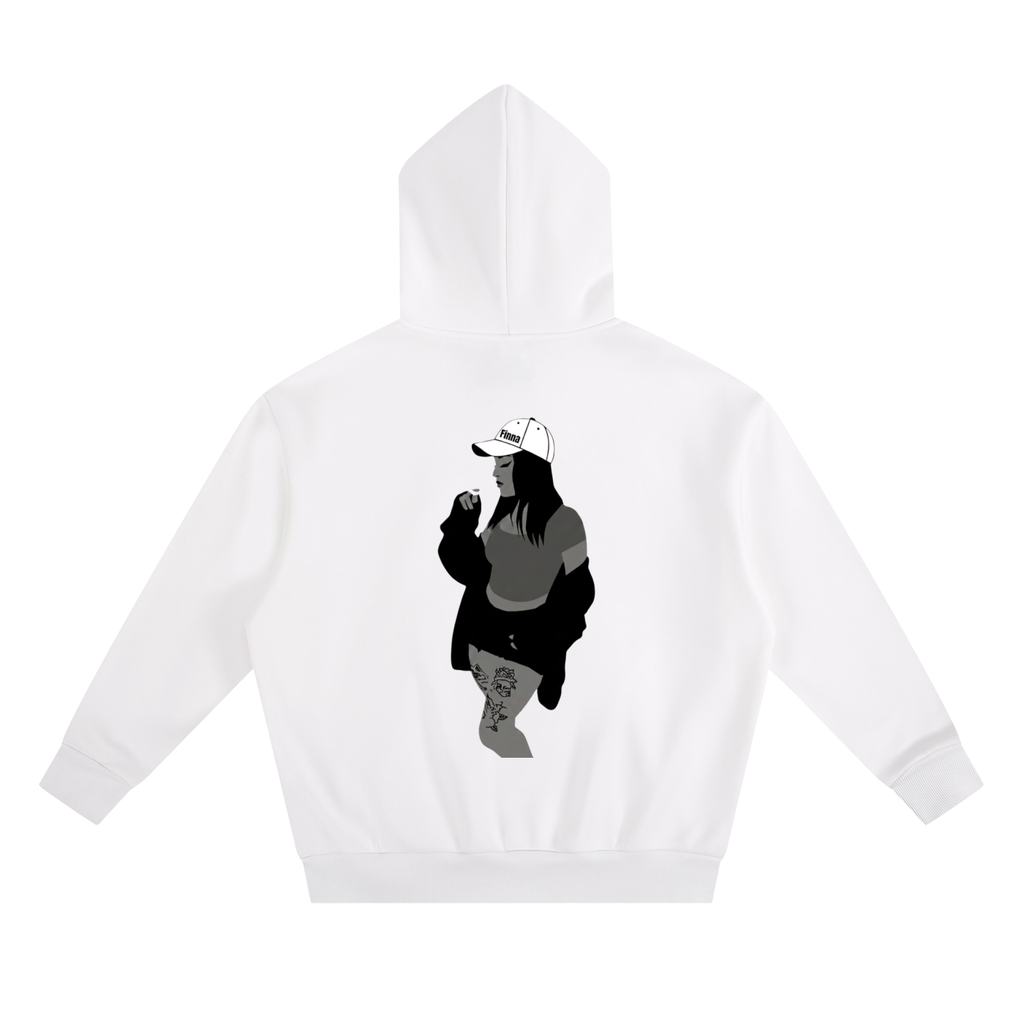 Homegirl: Essential Heavyweight Boxy Fleece Hoodie - Finna Street Wear bay area streetwear