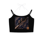 Goldpen Contrast Binding Halter Tank Top