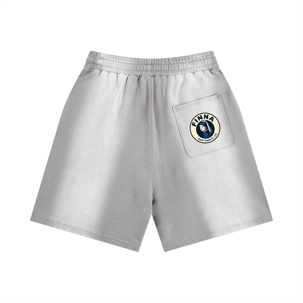 Bunny: Sun Fade Distressed Shorts - Finna Street Wear bay area streetwear