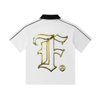 Oakline: Contrast Collar Short-Sleeve Polo Shirt - Finna Street Wear bay area streetwear