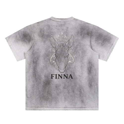 Donkey Sun Fade Hand-Painted T-Shirt