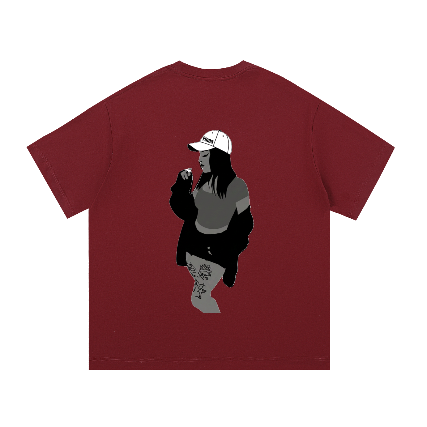 Homegirl: Essential Cotton T-Shirt - Finna Street Wear bay area streetwear