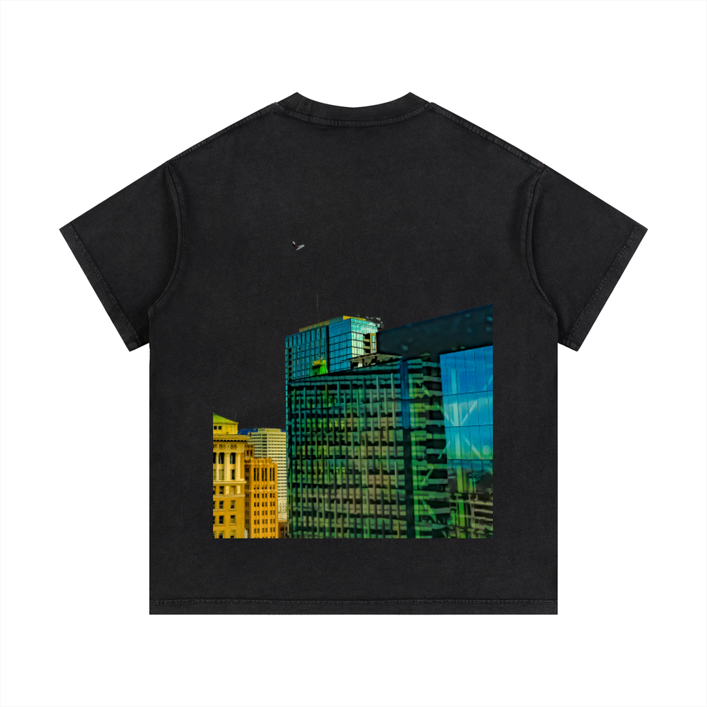 Oakline: Vintage Wash Cotton T-Shirt - Finna Street Wear bay area streetwear