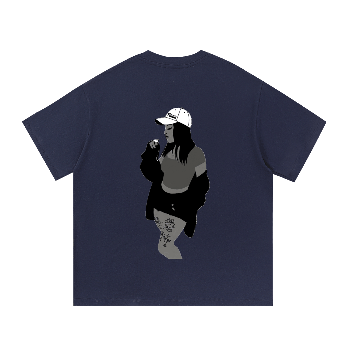 Homegirl: Essential Cotton T-Shirt - Finna Street Wear bay area streetwear