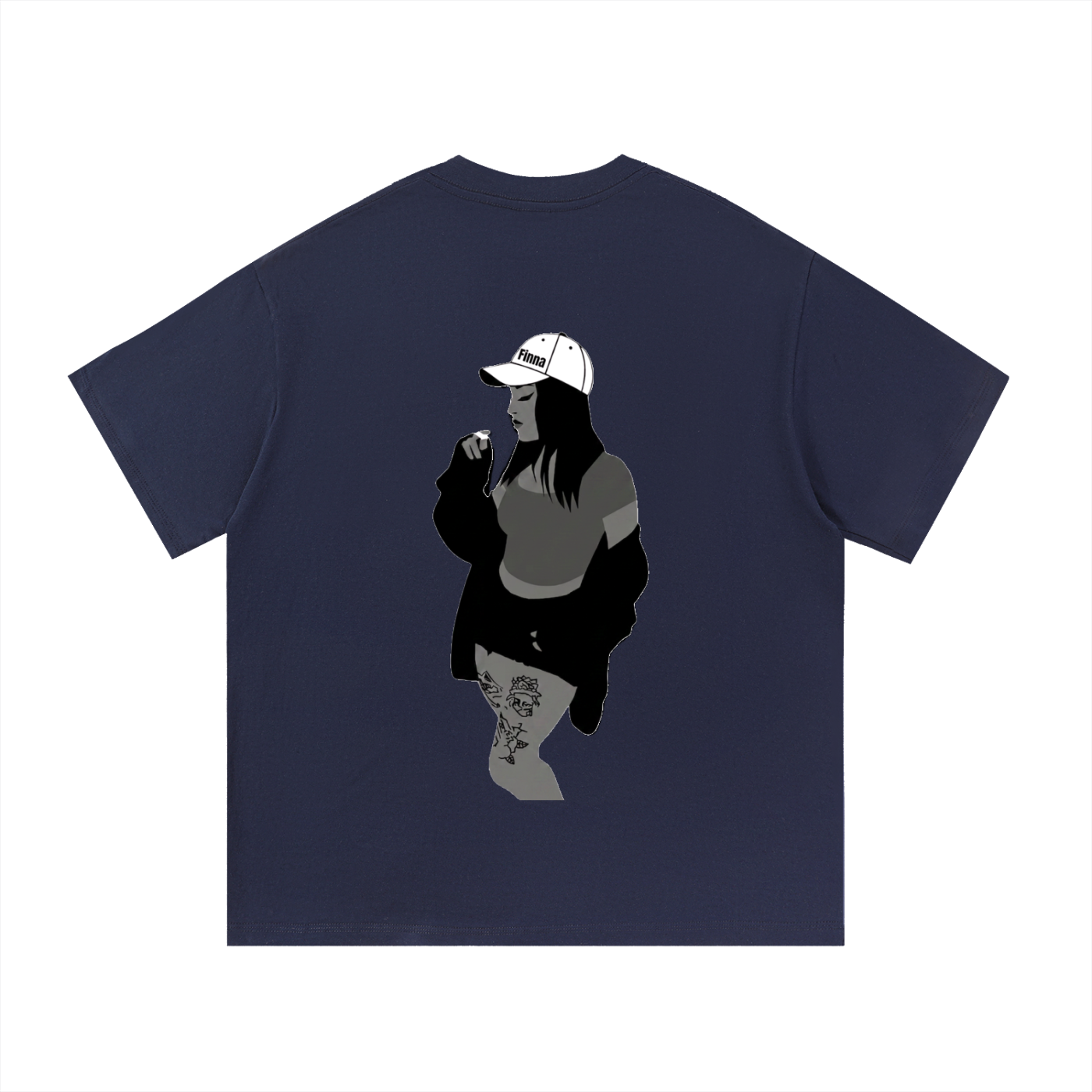 Homegirl: Essential Cotton T-Shirt - Finna Street Wear bay area streetwear