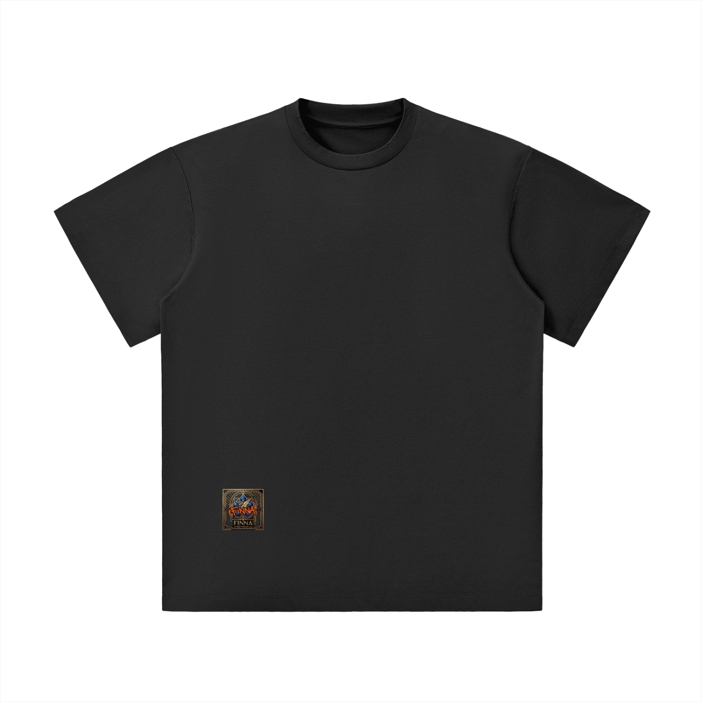 Spronkey Unisex Lightweight Oversized T-Shirt featuring a unicorn graphic and crown design on a gray background.