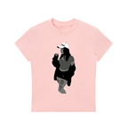 Homegirl: Essential Bodycon Crewneck T-Shirt - Finna Street Wear bay area streetwear