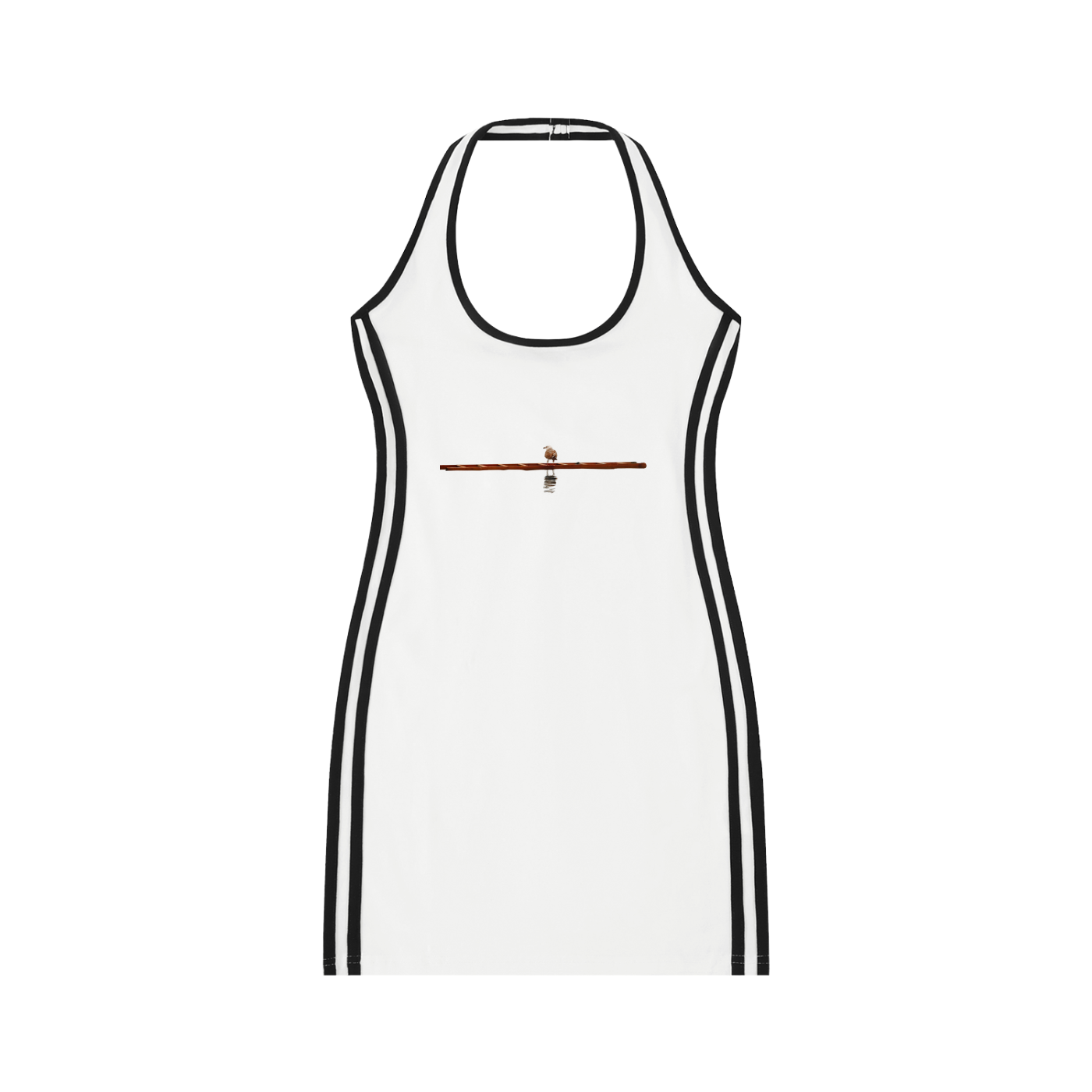 Oakgul: Women's Binding Tight Halter Dress - Finna Street Wear bay area streetwear