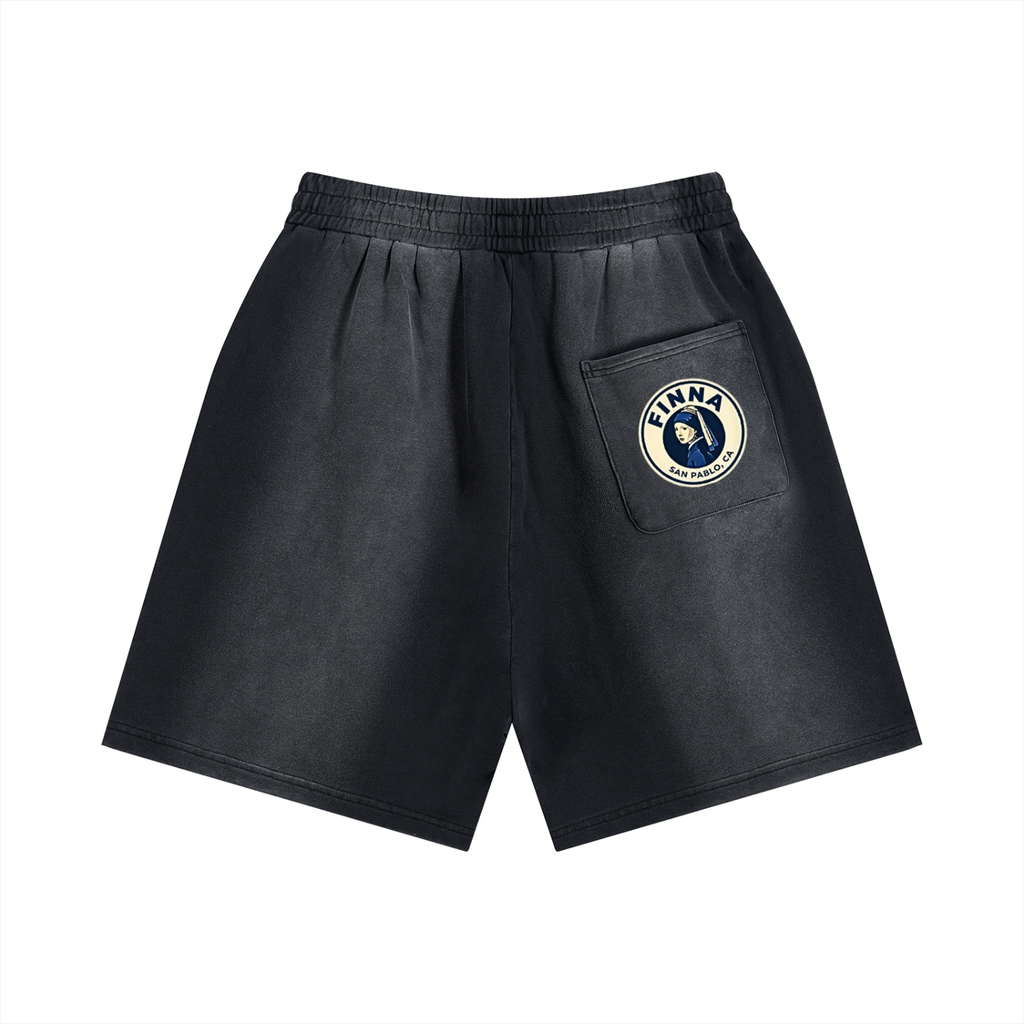 Bunny: Sun Fade Distressed Shorts - Finna Street Wear bay area streetwear