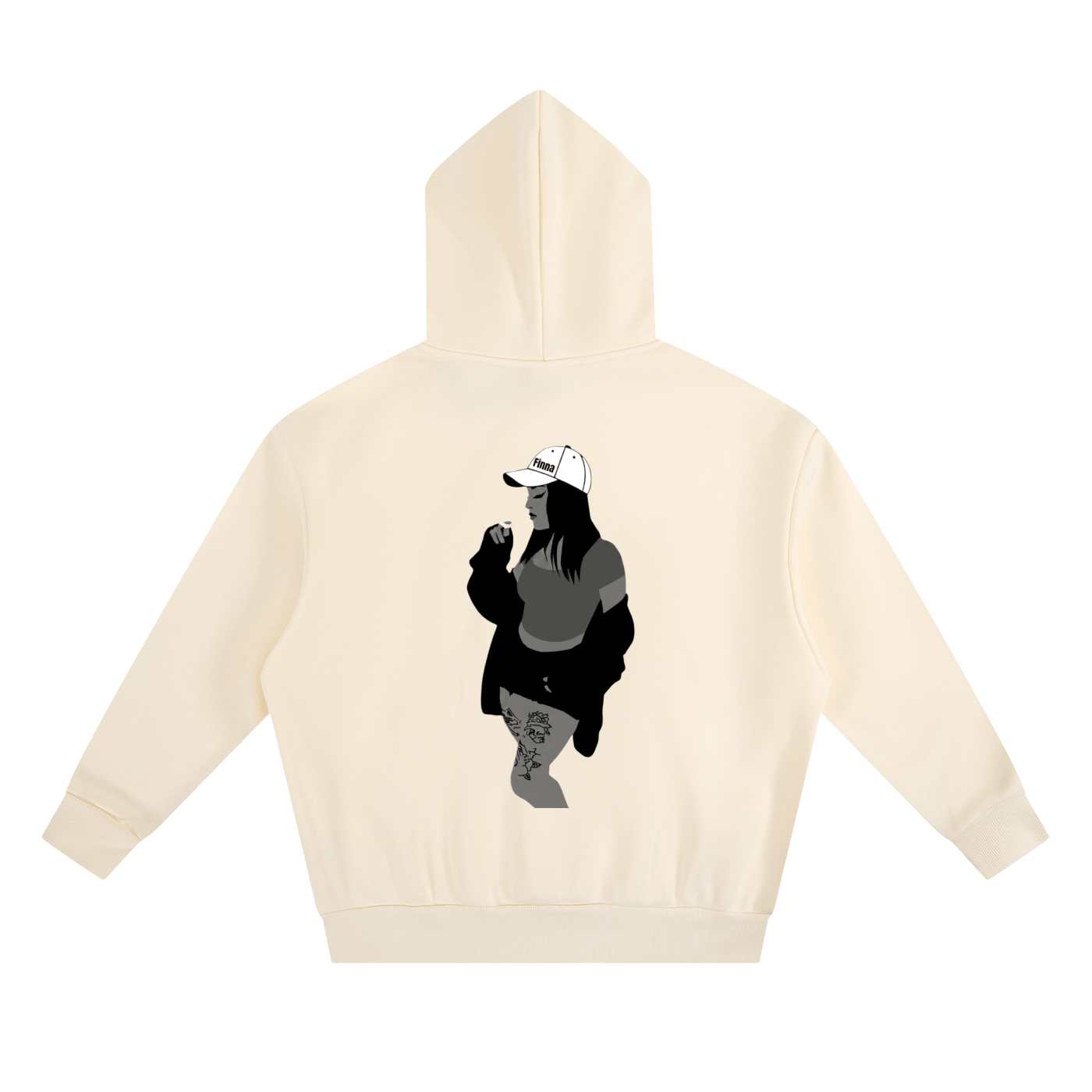 Homegirl: Essential Heavyweight Boxy Fleece Hoodie - Finna Street Wear bay area streetwear