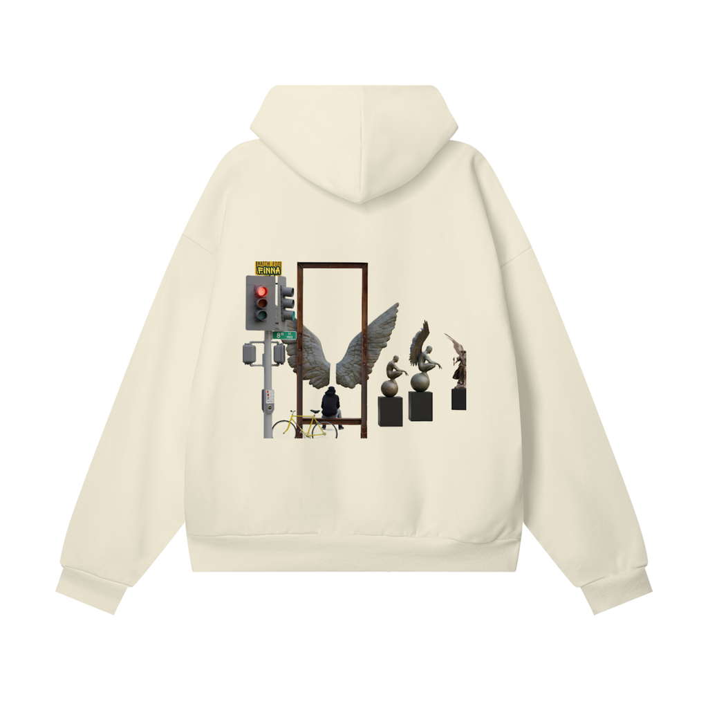 Downsac: Heavyweight Hidden Pocket Fleece Hoodie - Finna Street Wear bay area streetwear