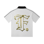 Oakline: Contrast Collar Short-Sleeve Polo Shirt - Finna Street Wear bay area streetwear